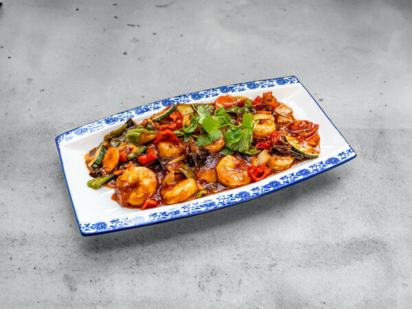 Krewetki Gong Bao
